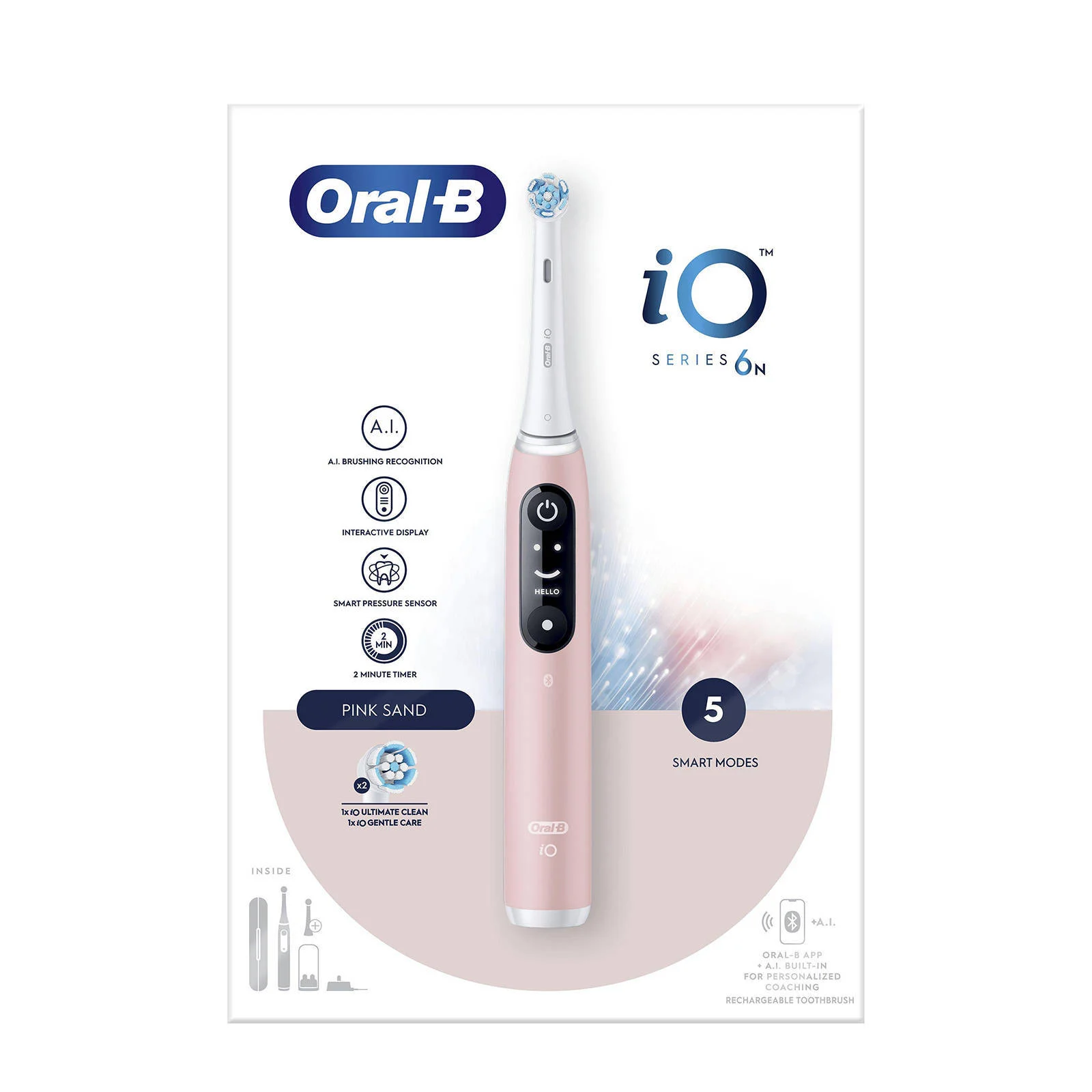 Oral-B IO 6N elektrische tandenborstel - Roze