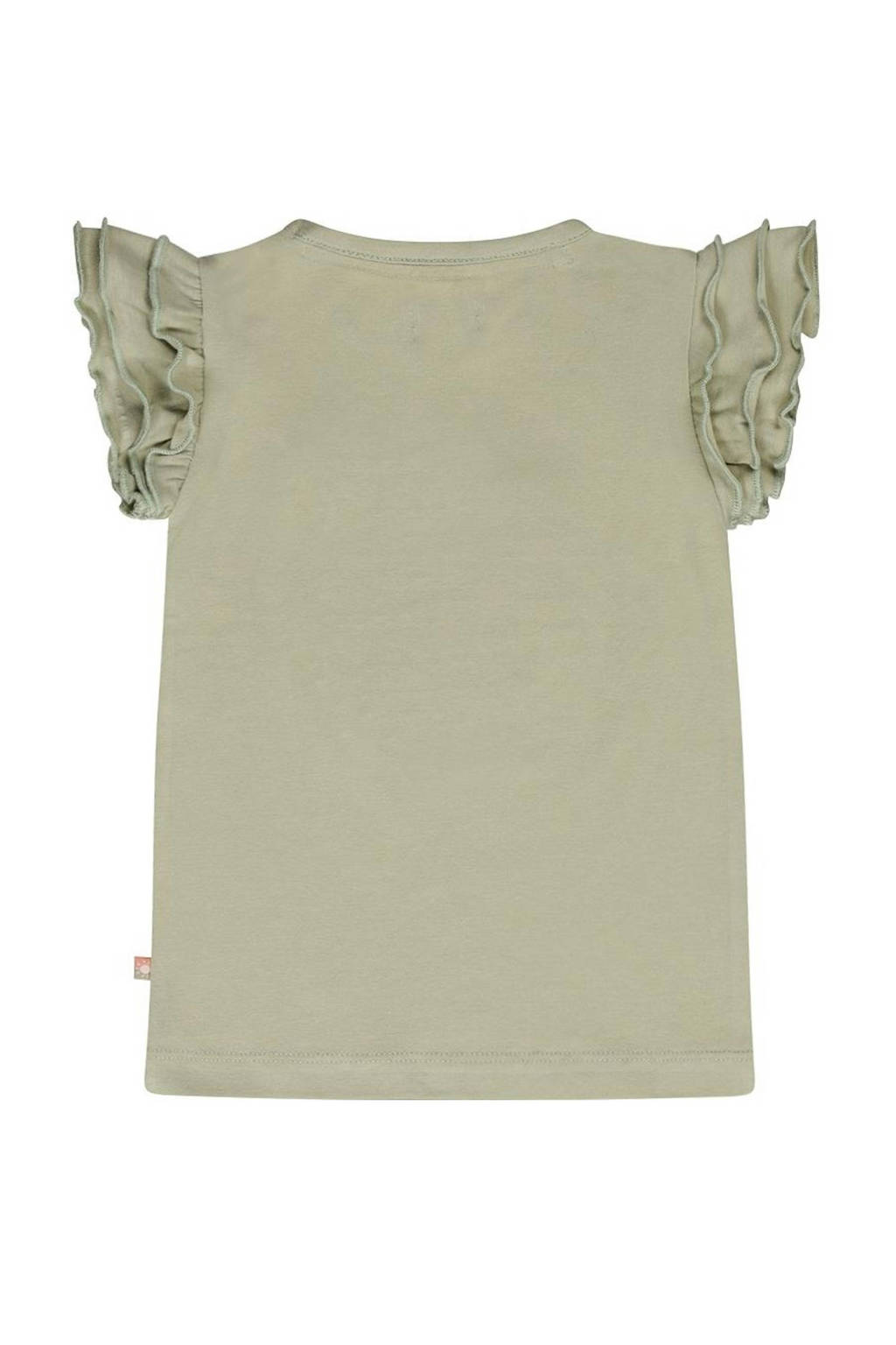 Dirkje T-shirt T-shirt ss met printopdruk wit