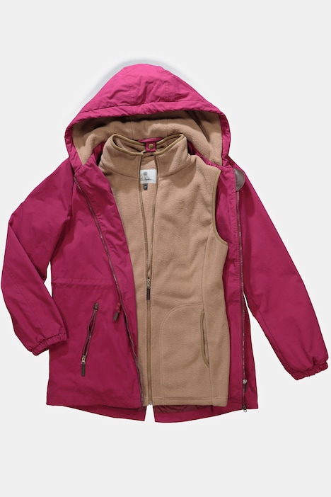 HYPRAR 2-in1-Jacke, mit Fleeceweste, wasserabweisend
