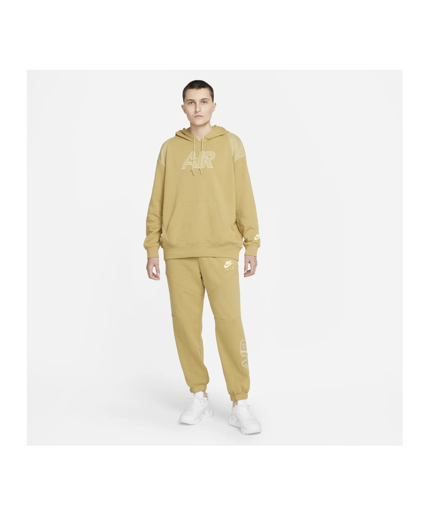 Nike Air Fleece Hoody Damen Gelb F769
