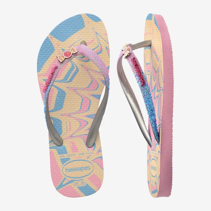 Havaianas Slim Glitter Trendy Teenslippers Junior