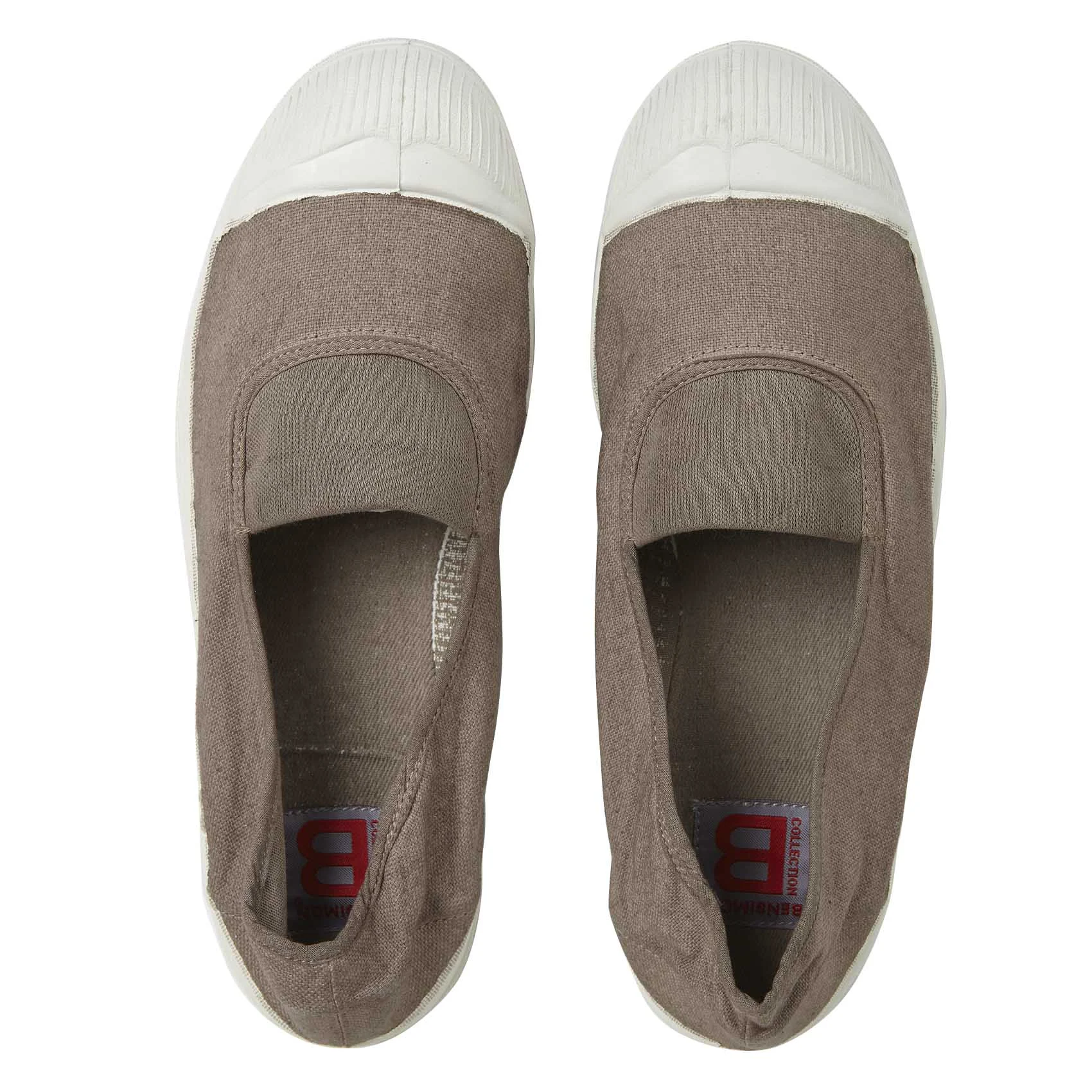 Tennis à élastique en toile | Beige