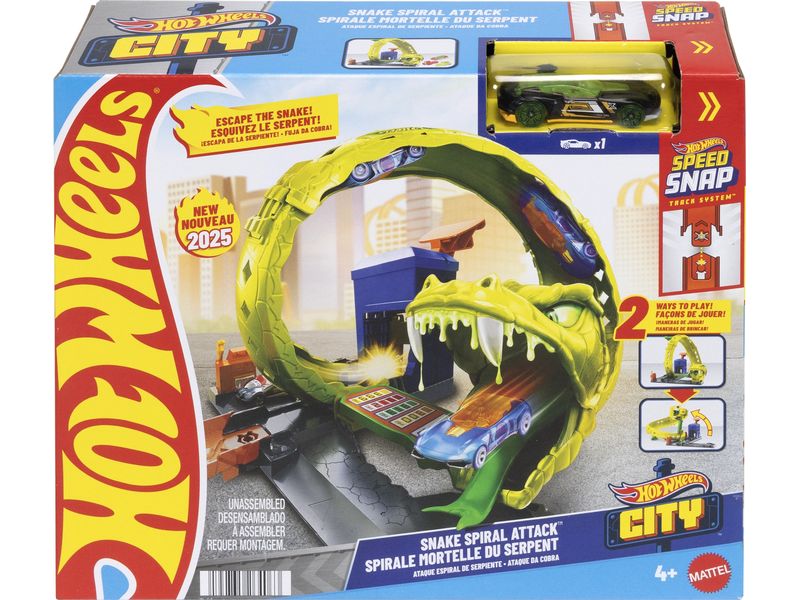 Hot Wheels City Snake Gas Station Fahrzeuge im Massstab 1:64