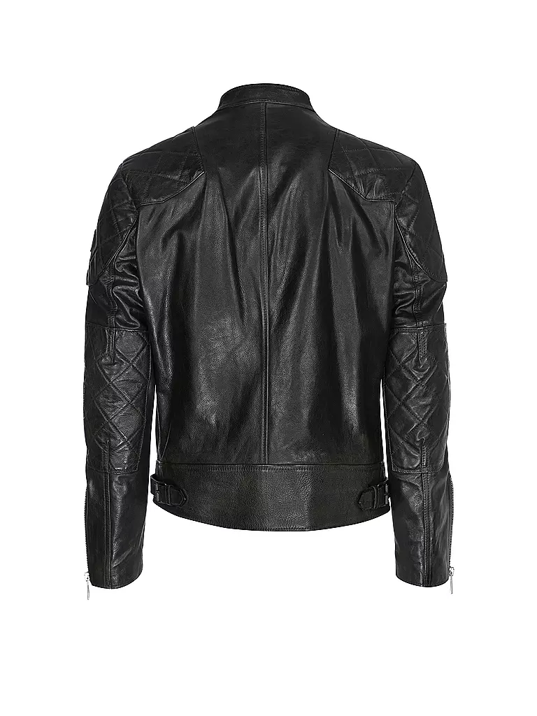 BELSTAFF Lederjacke OUTLAW schwarz
