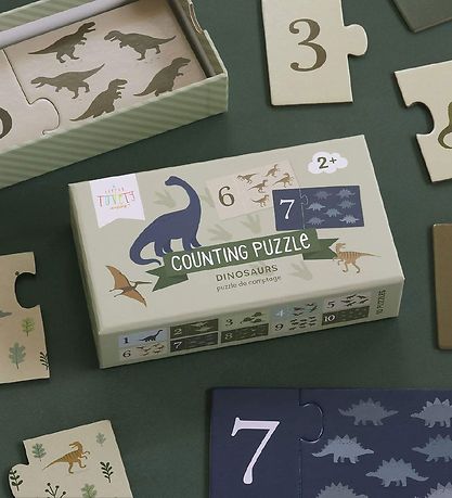 A Little Lovely Company T?llepuslespil 1-10 - Dinosaur