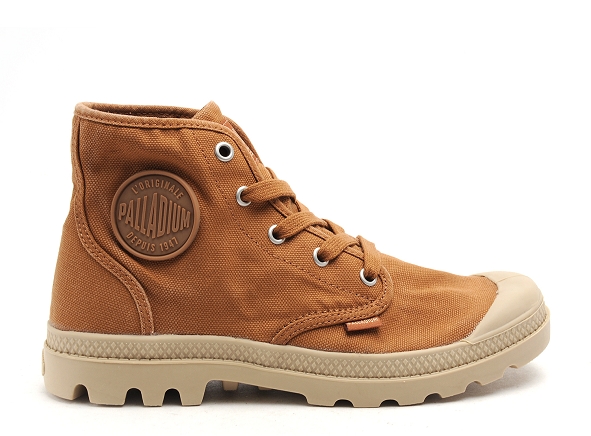 Palladium boots bottine plates femme womens pampa hi marron