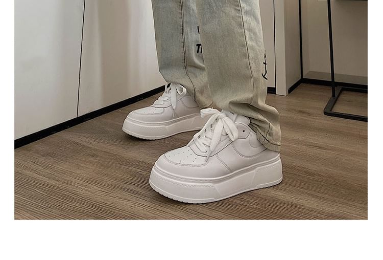 HANO - Veterschoenen met plateauzool