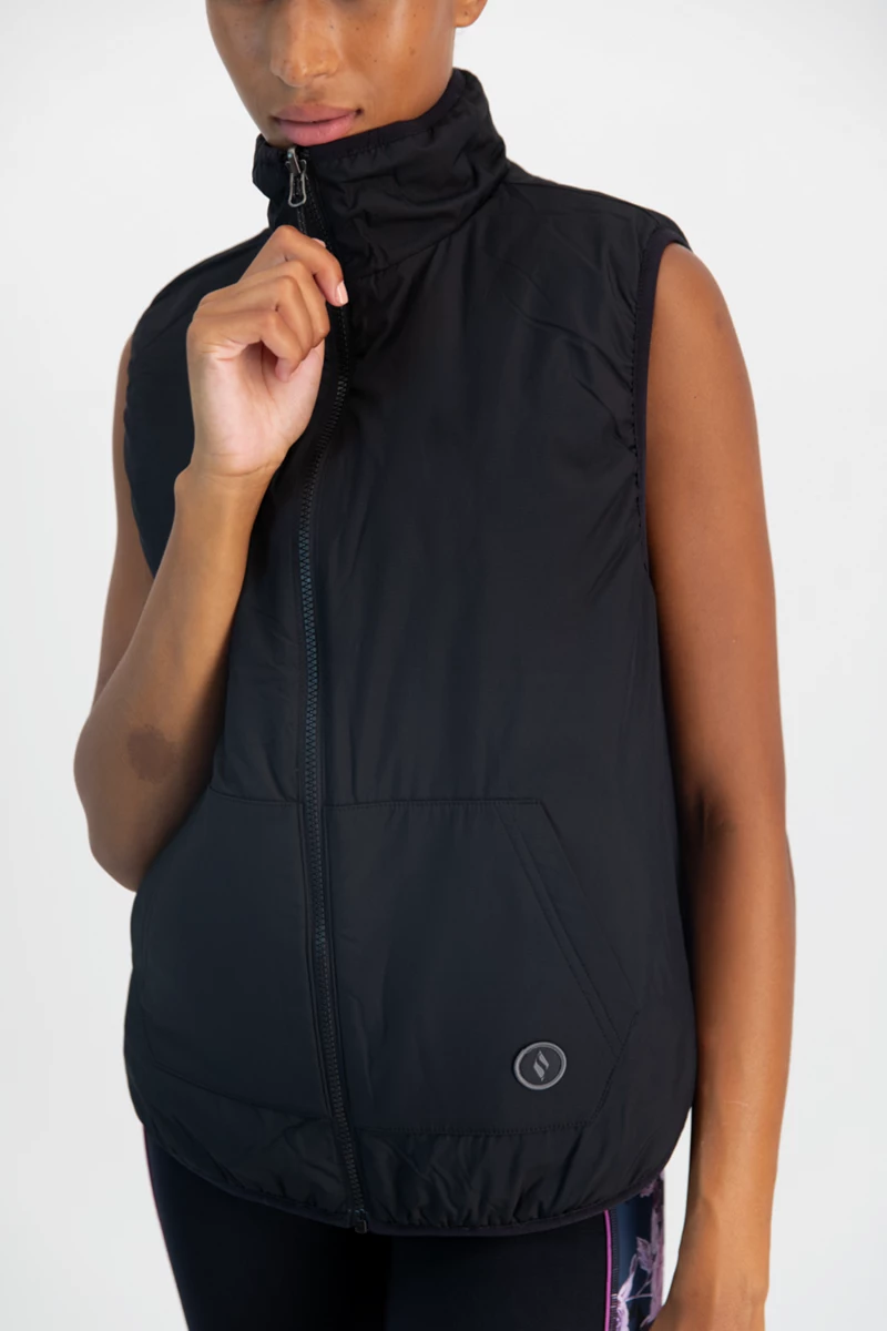 Skechers GO SHIELD Winter Bloom Reversible Damen Gilet