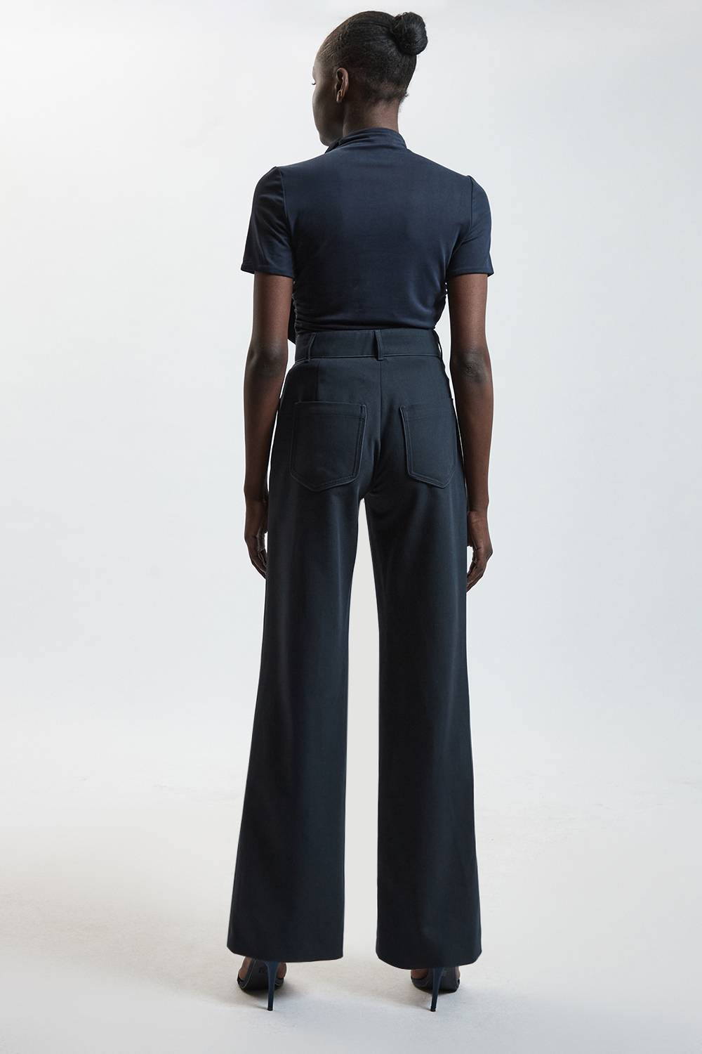KarenMillen Pantalon Droit Ajusté Extensible À Poches