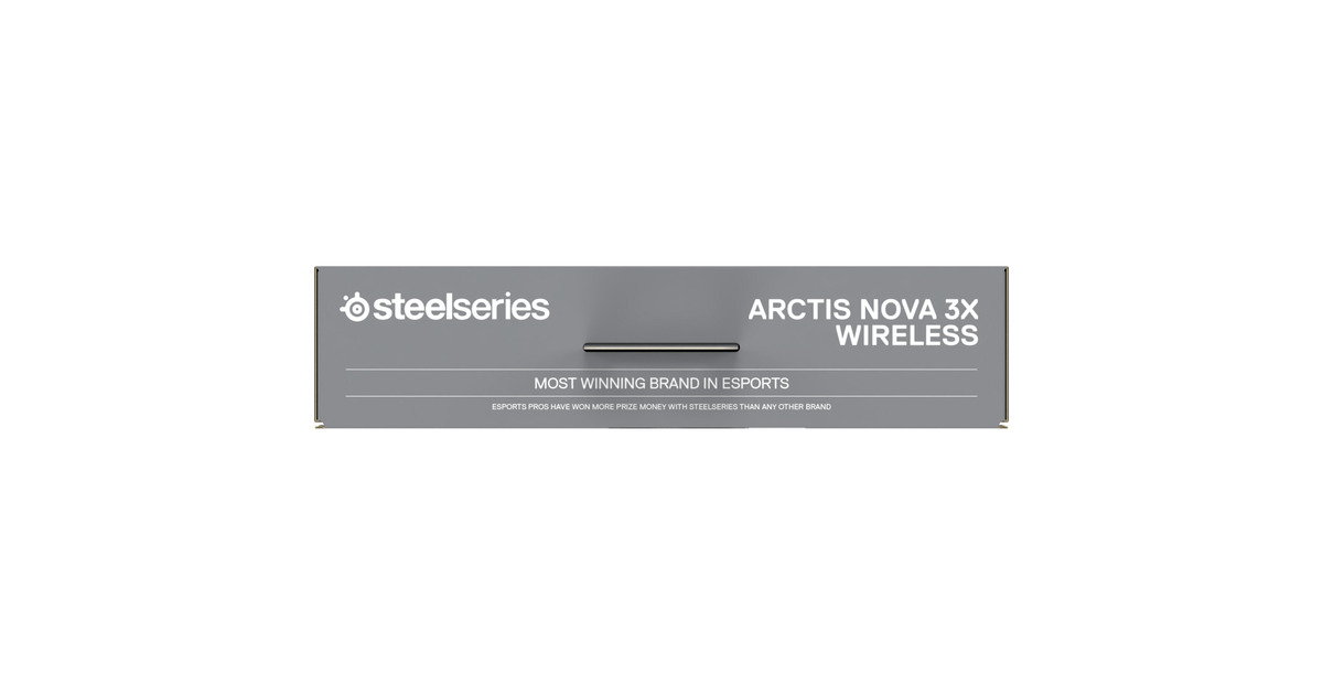 SteelSeriesArctis Nova 3X Wireless over-ear gaming headset  (Lichtblauw, 2.4 GHz / Bluetooth 5.3, Pc, Xbox Series X|S, Xbox One, Switch)