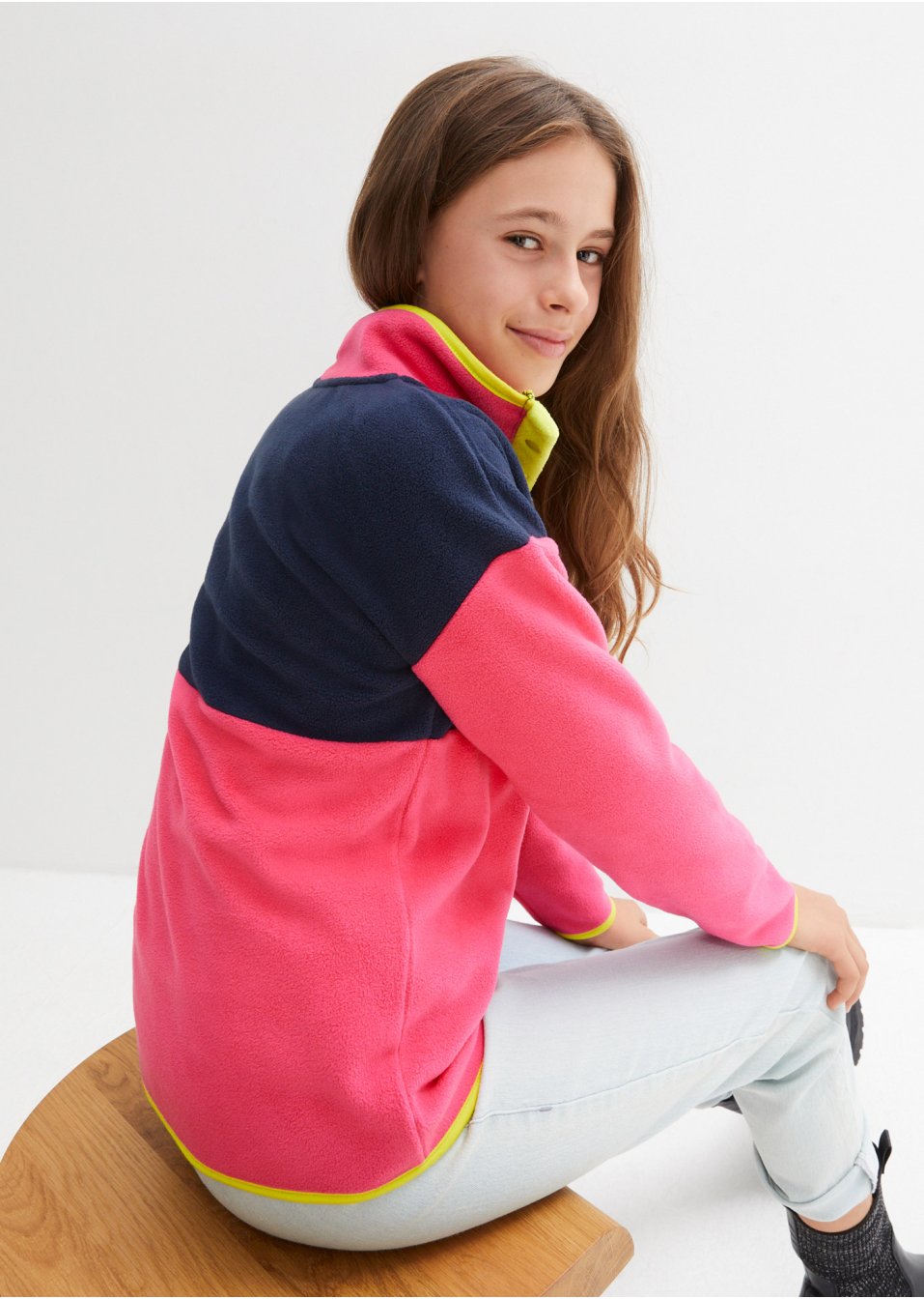 Pull polaire fille