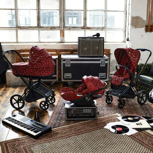 Habillage Siège Priam 4 et ePriam 2 - Collection Rockstar - Rouge - CYBEX