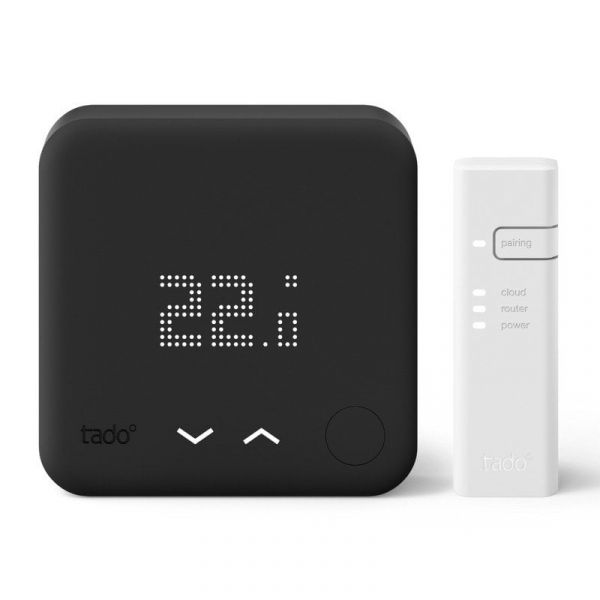 Kit Inicio V3  Termostato Inteligente de Aquecimento Black Edition