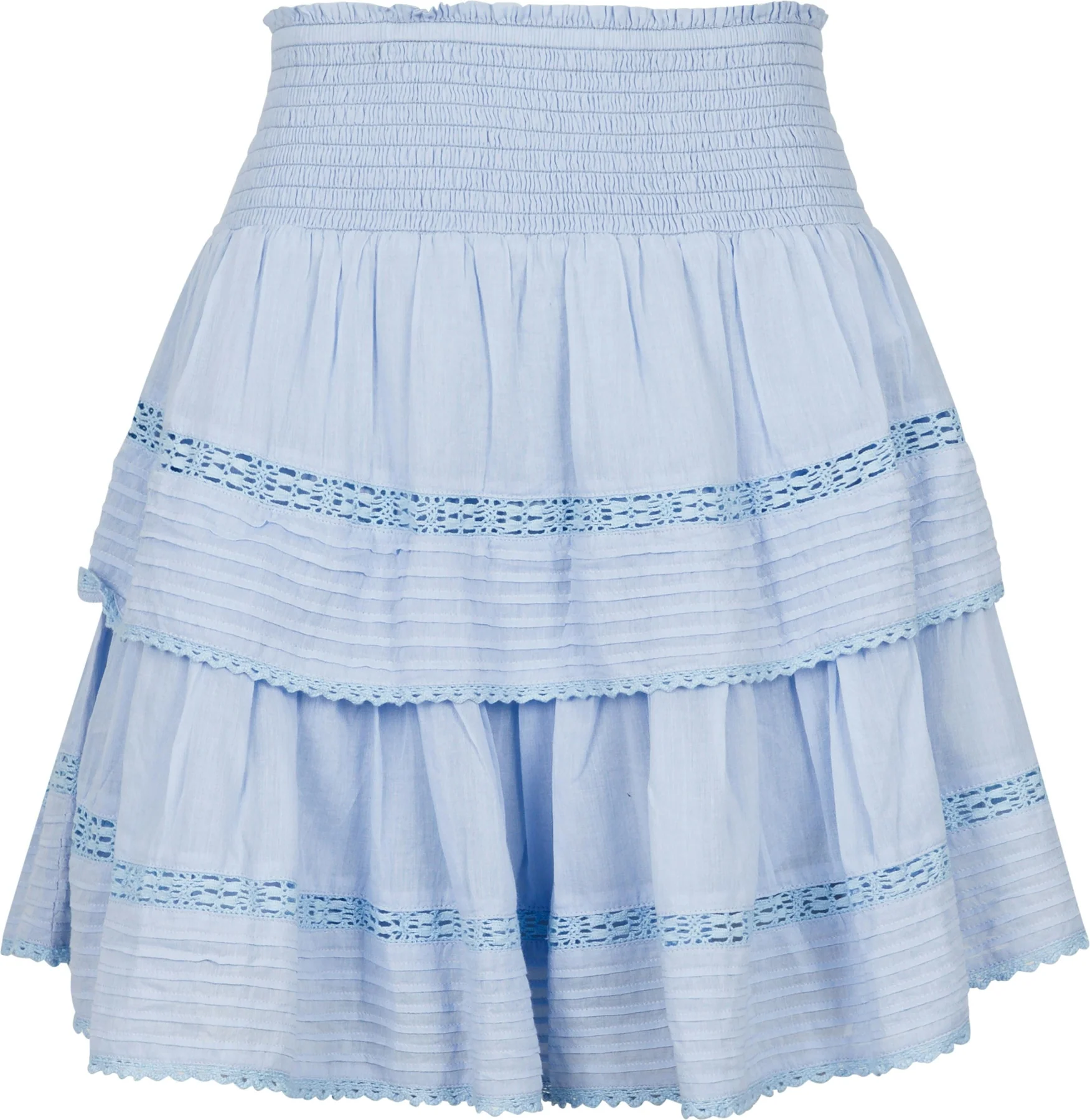 Neo Noir Kenia S Voile Skirt light blue