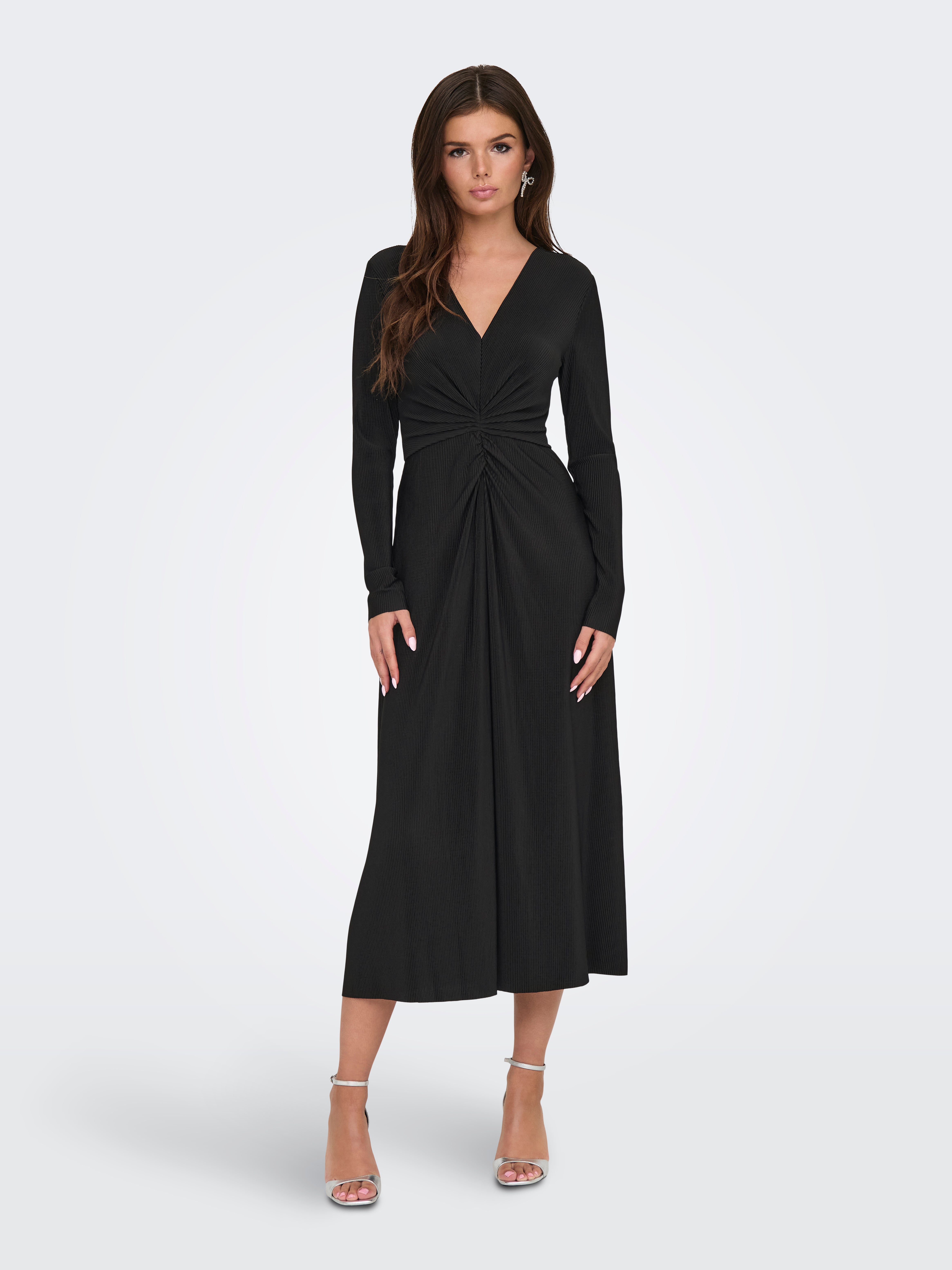 JDYBEA Langes Kleid Black