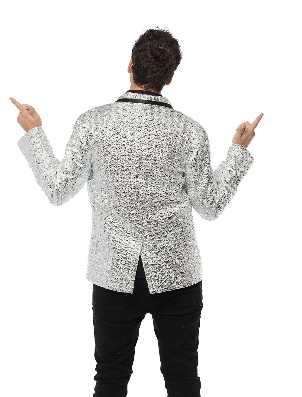 Zilveren Blazer Heren
