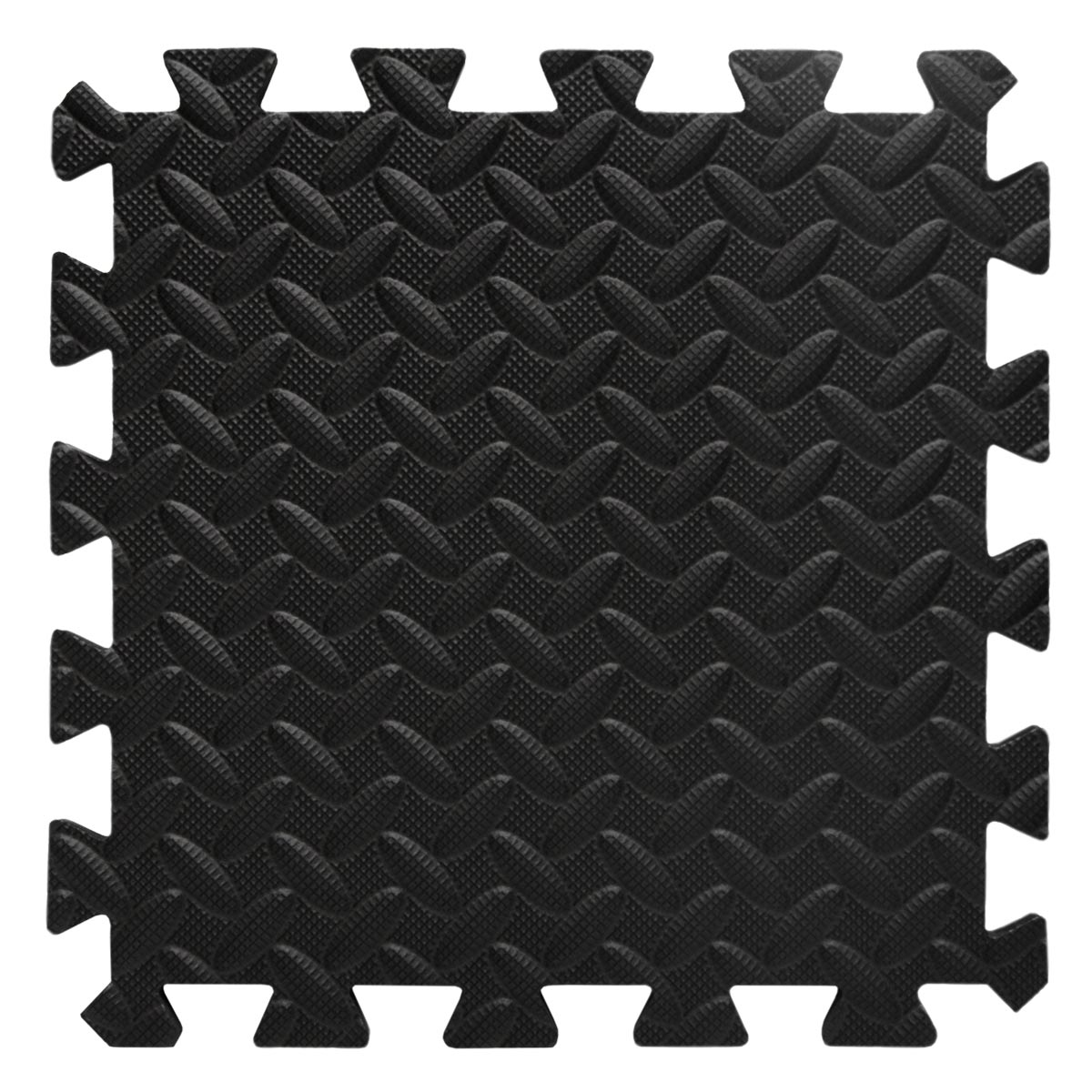 vloermatten 30x30x1cm - uitbreidbare trainingsmat zwart