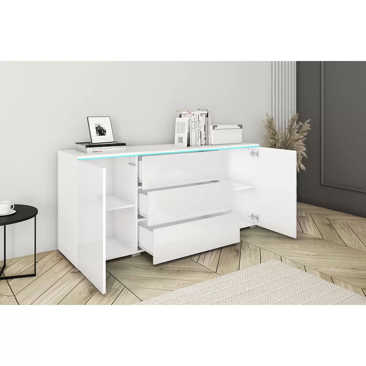 Sideboard Vera 150 weiss