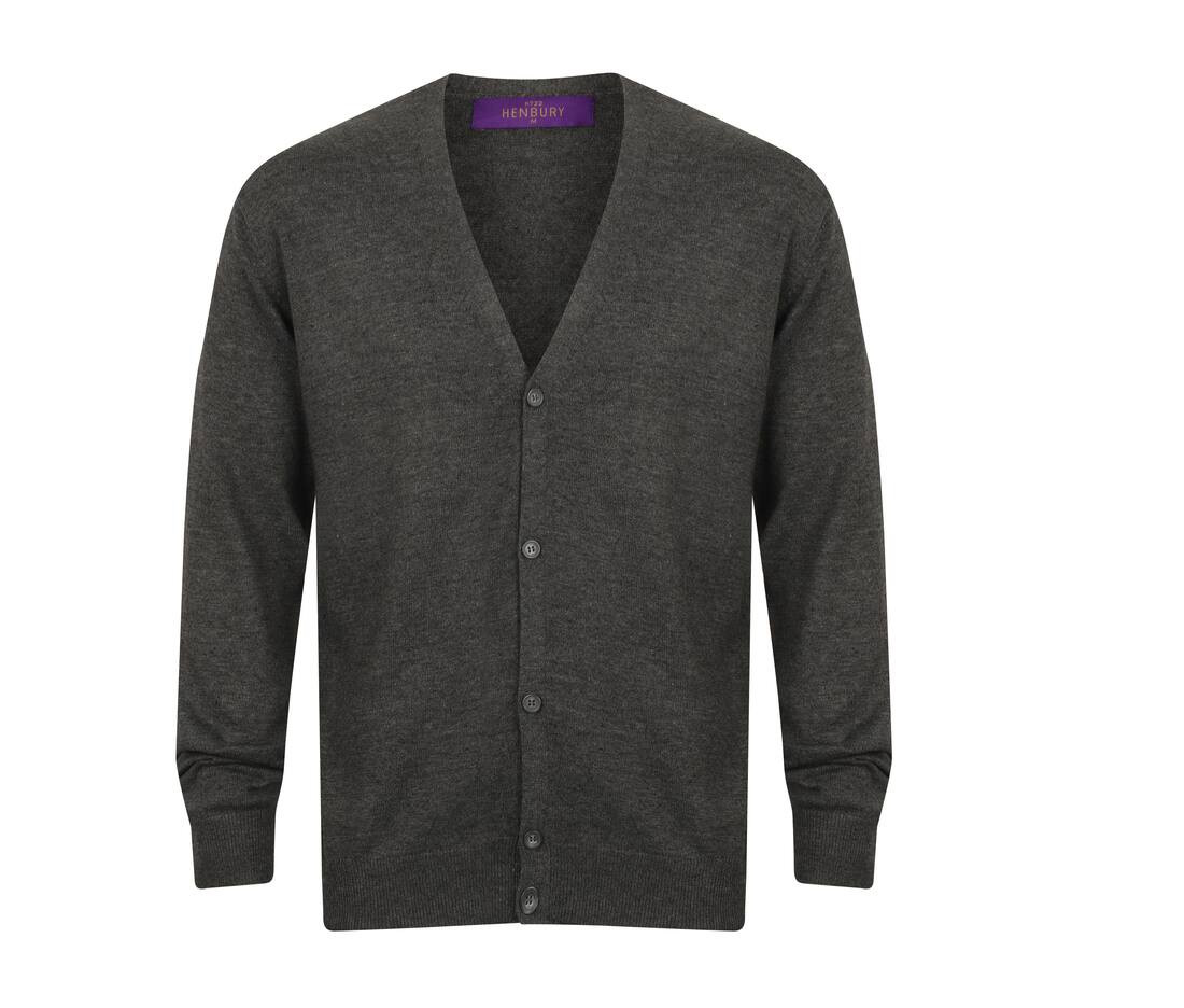 Henbury HY722 - Cardigan Élégant pour Hommes Henbury HY722