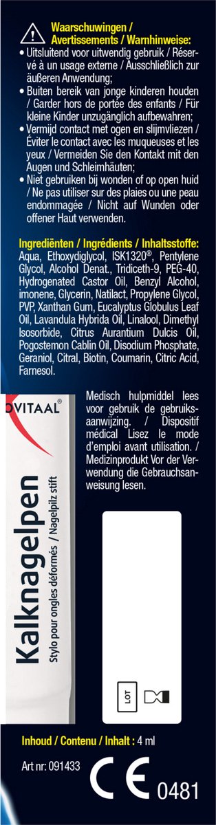 Lucovitaal Kalknagelpen (4 ml)