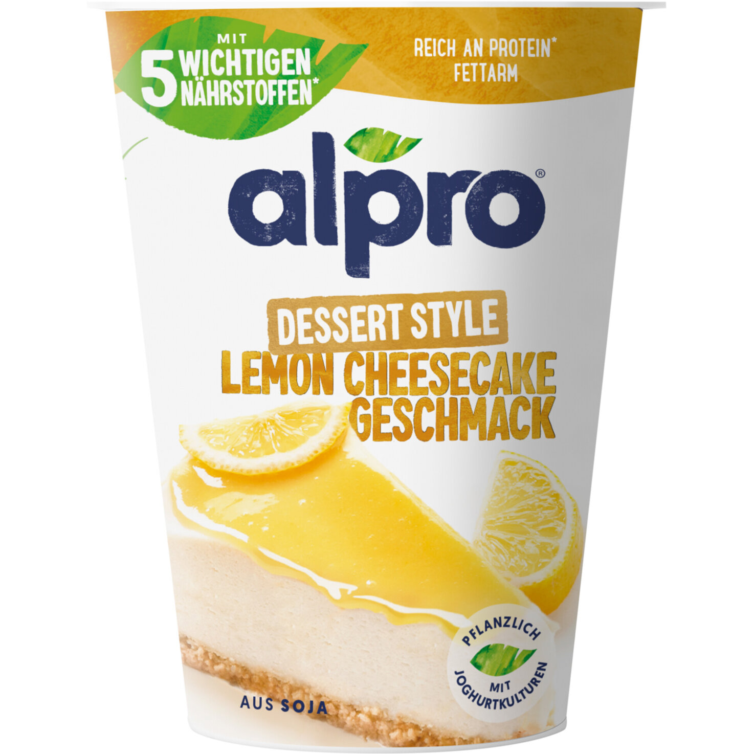 Alpro Lemon Cheesecake