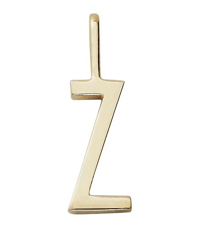 Design Letters Vedh?ng Til Halsk?de - Z - 18 K Guldbelagt