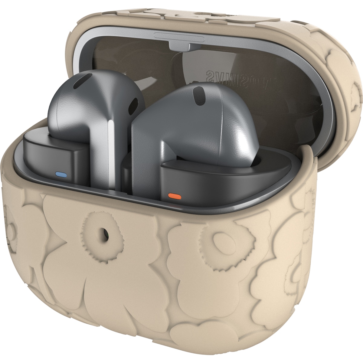 Samsung Galaxy Buds3/Pro Marimekko deksel (sort/beige)
