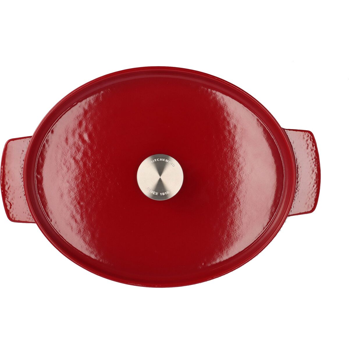 Støpejernsgryte oval 30 cm/5,6 liter, empire red