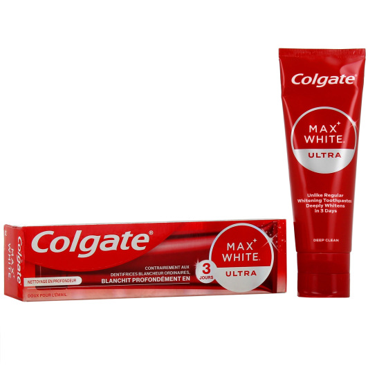 Colgate Dentifrice Max White Ultra Nettoyage en Profondeur