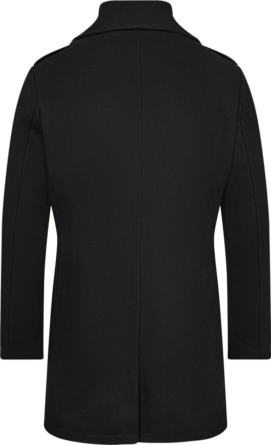 Bruun & Stengade BS Buckland Slim Fit Coat Black