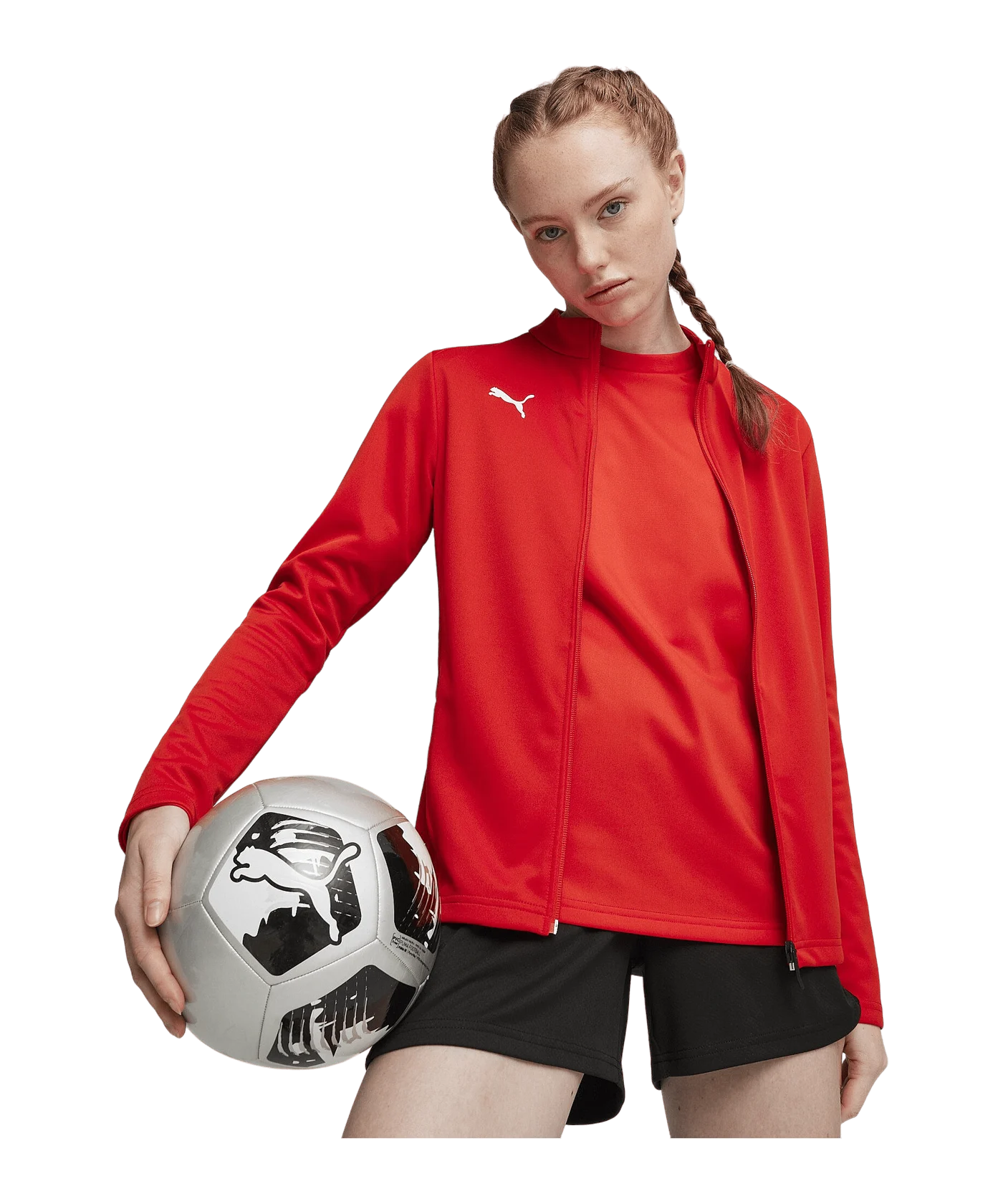 PUMA teamGOAL Trainingsjacke Damen Rot F01