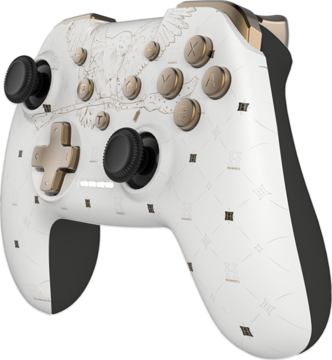 Trade Invaders Wireless Controller Harry Potter Hedwig White - Nintendo Switch