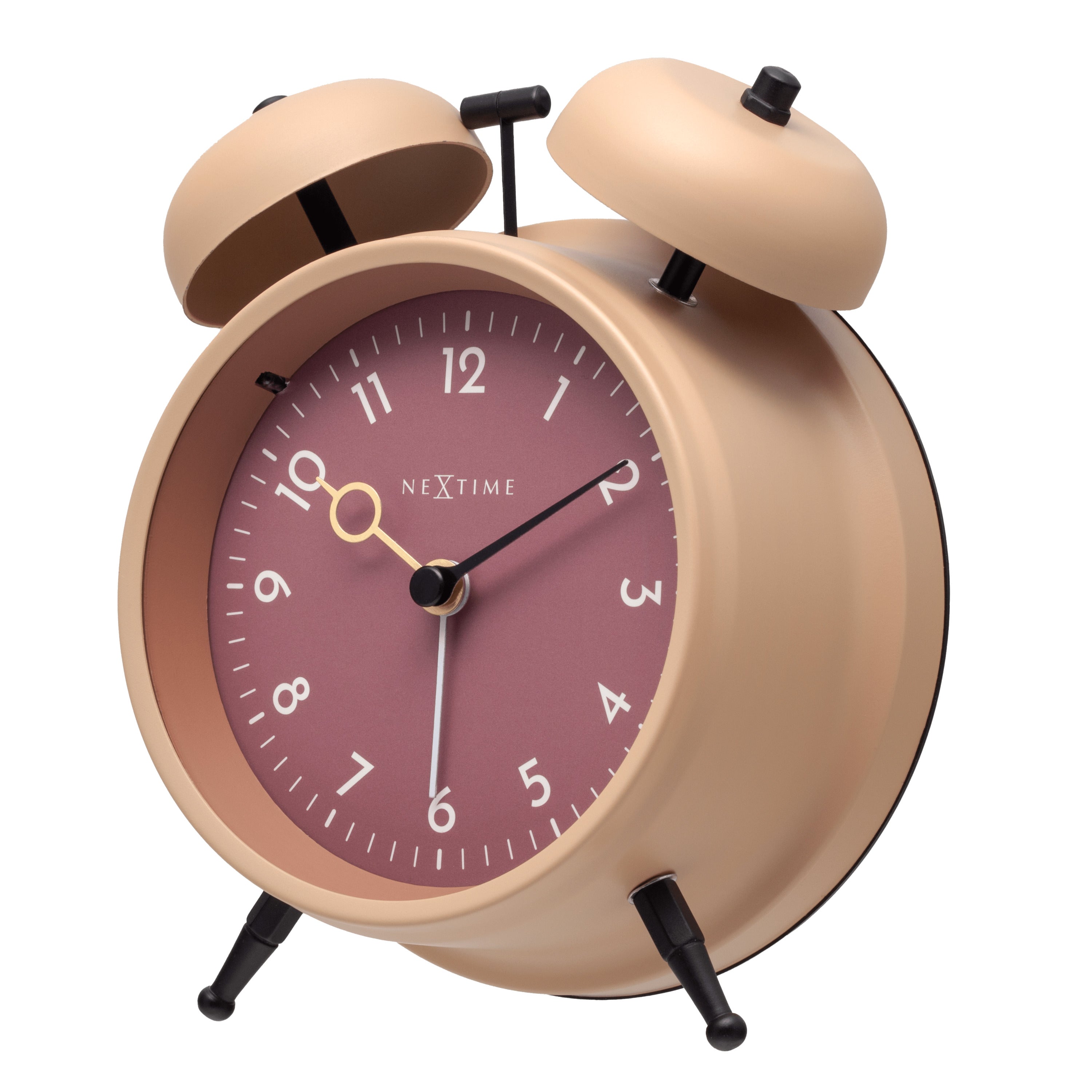 NeXtime - Tafelwekker 12 x 14 x 6cm-Metaal-NeXtime Golden Hour