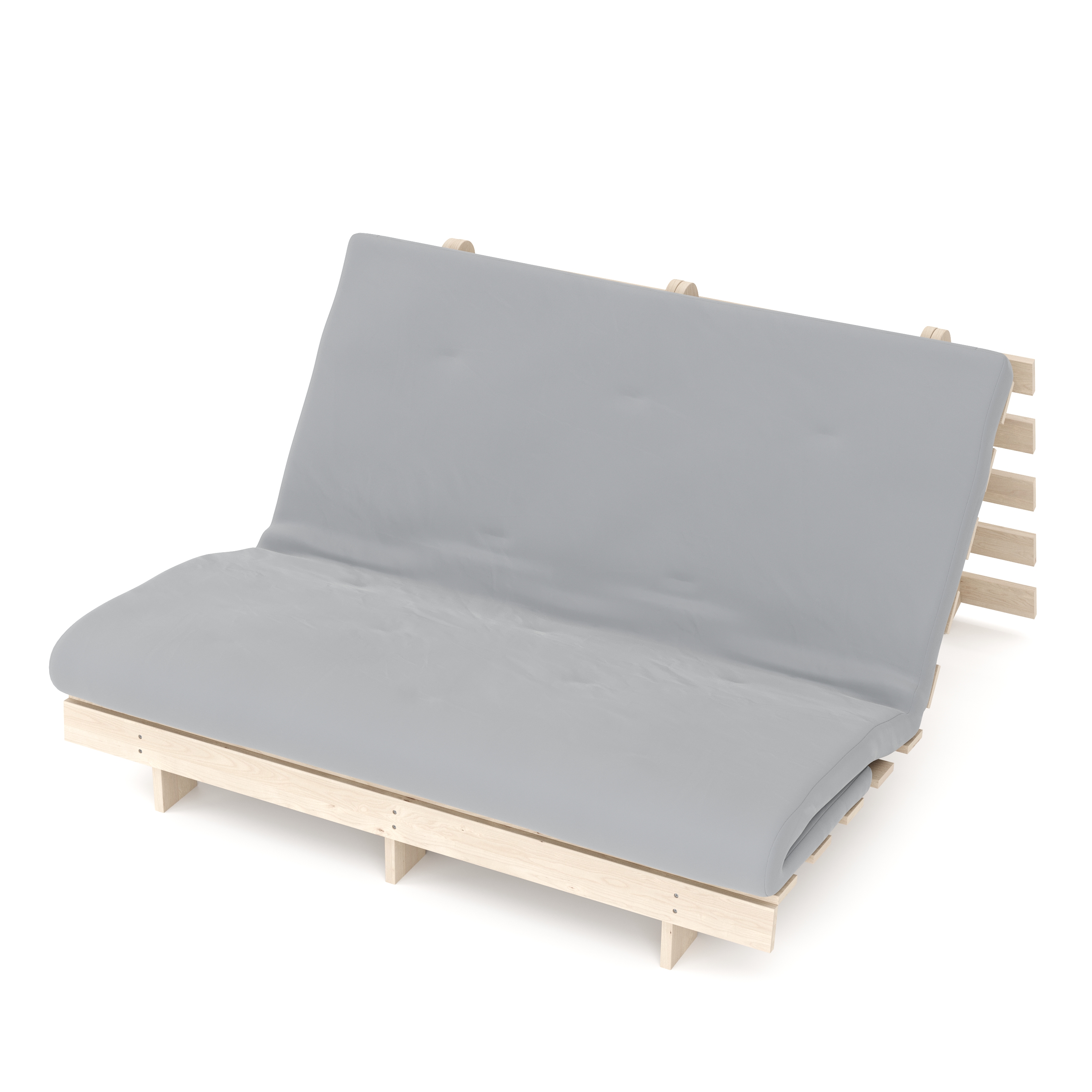Schlafsofa aus Paletten NURIA natur/anthrazit