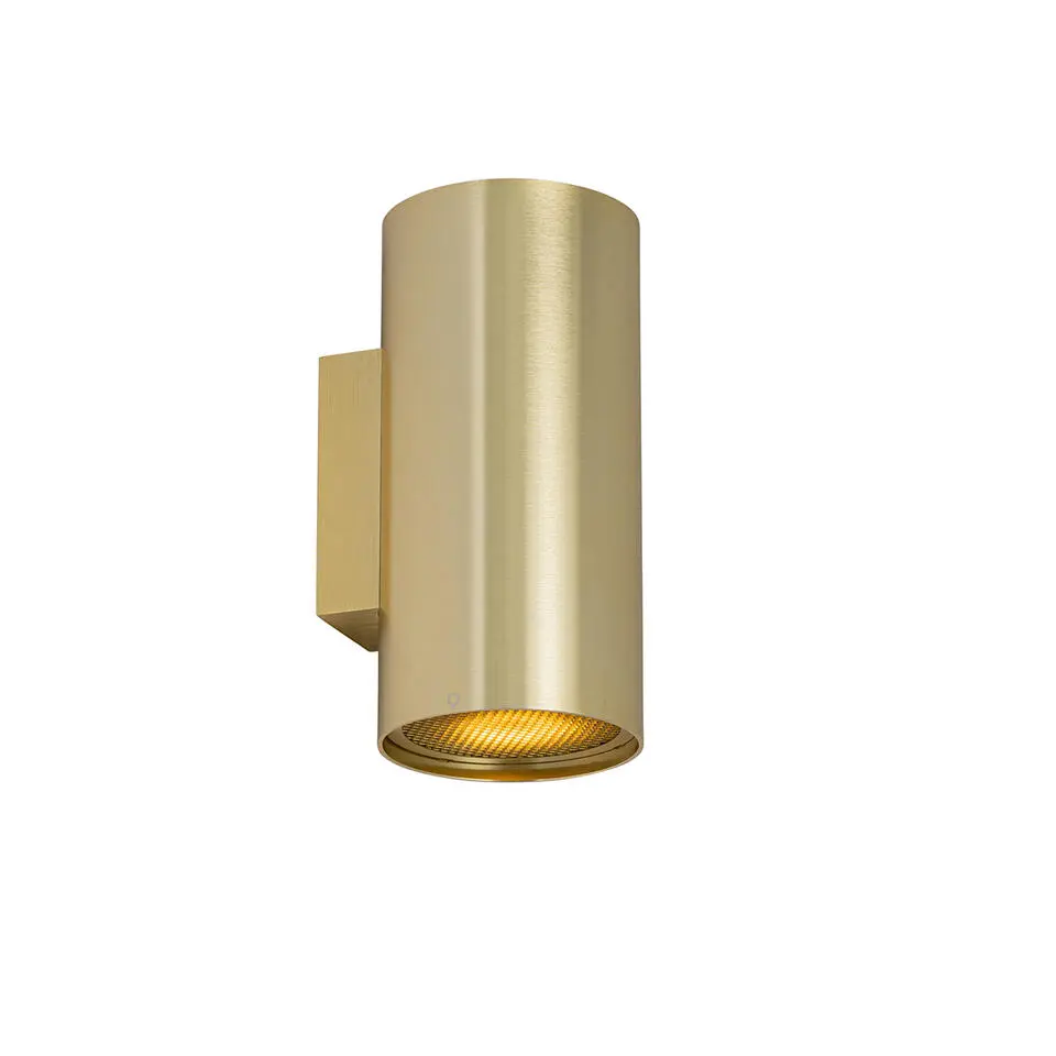 Qazqa wandlampen sab goudkleurig gu10