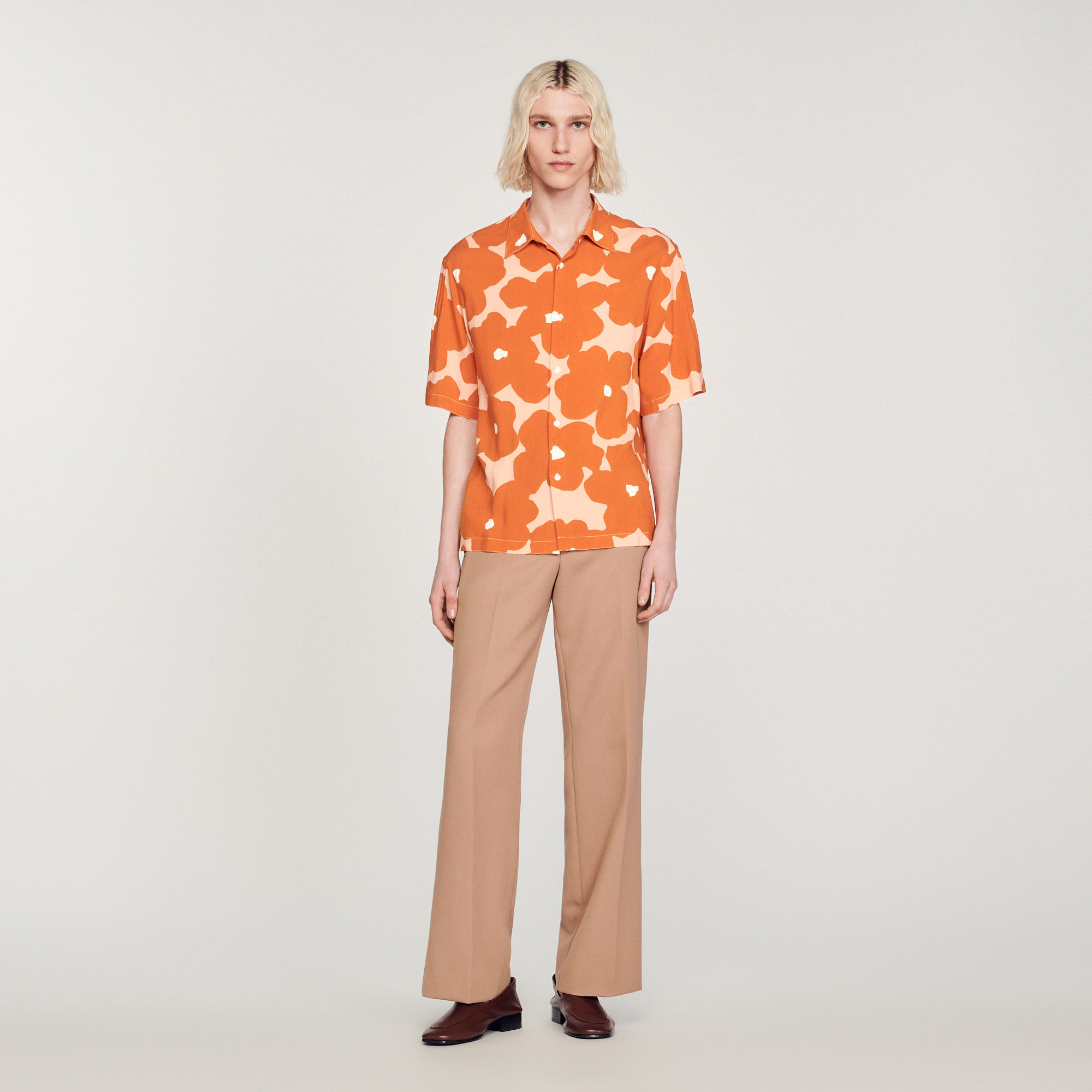 Chemise imprime fleurs