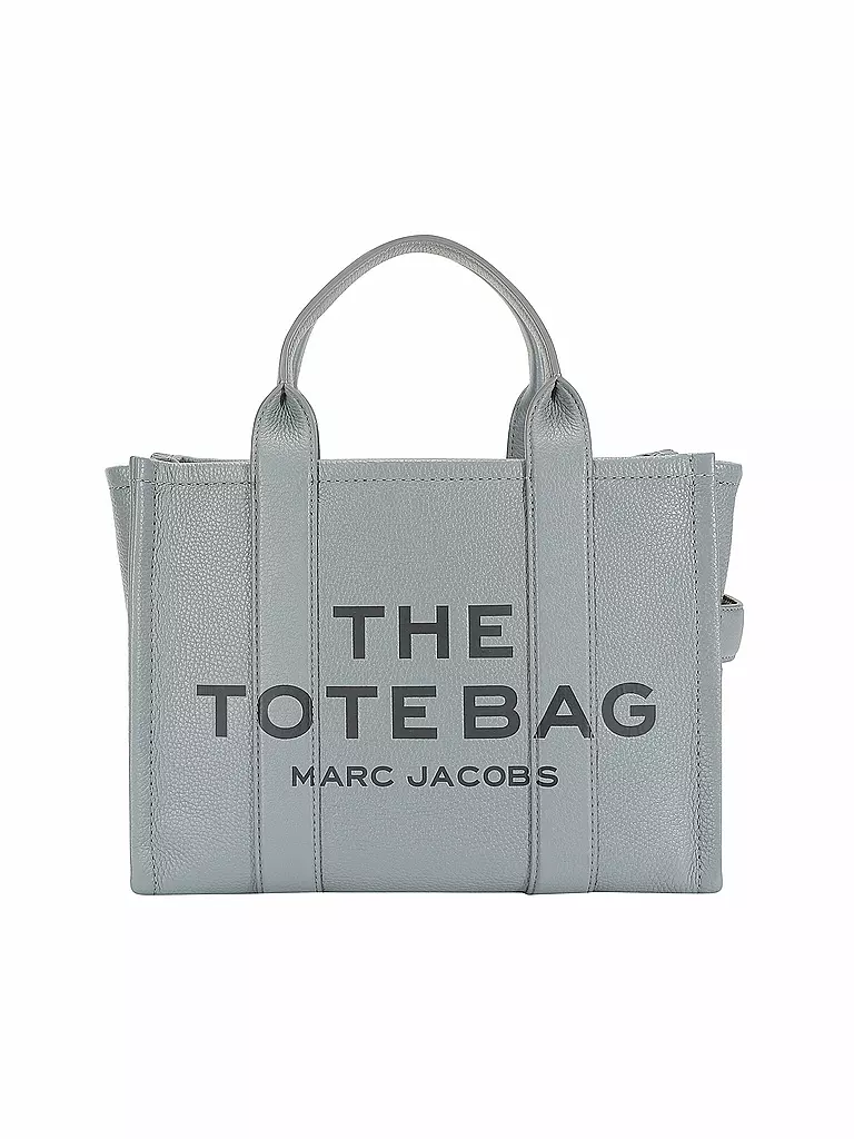 MARC JACOBS Ledertasche - Tote Bag THE MEDIUM TOTE BAG LEATHER grau