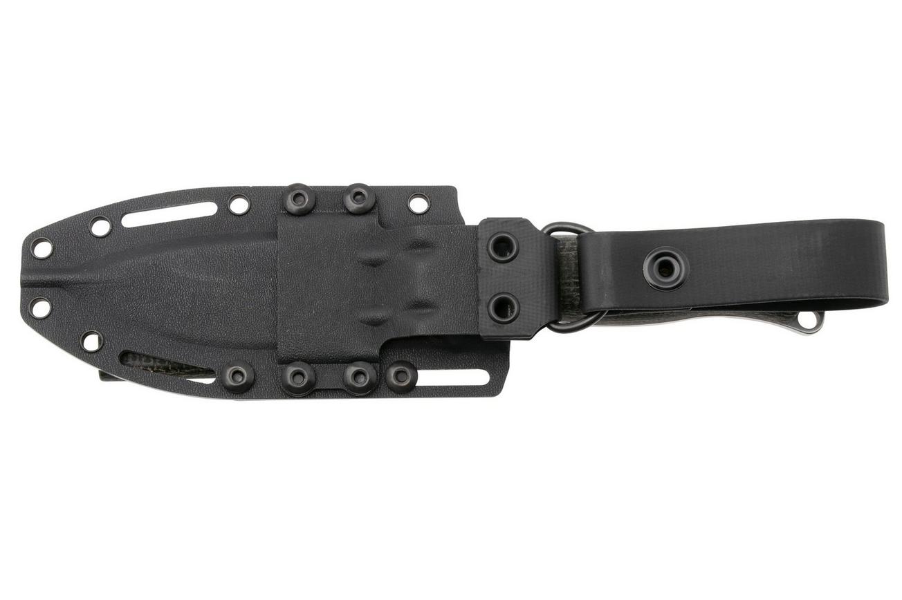 White River Knives Ursus 45 WRUR45-BBL-MAG, Stonewashed MagnaCut, Black Burlap Micarta, bushcraftmes