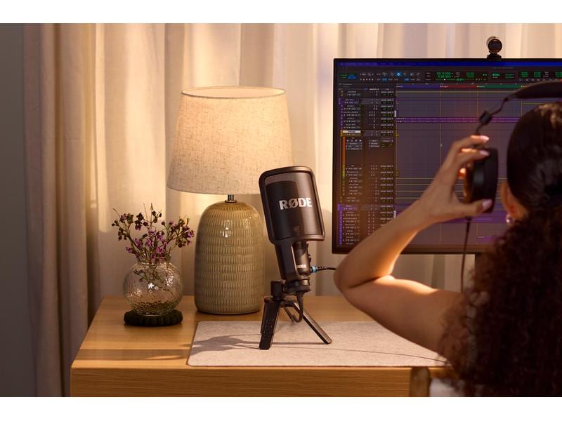 Rode Kondensatormikrofon NT-USB Professionelles USB-Mikrofon in Studioqualität