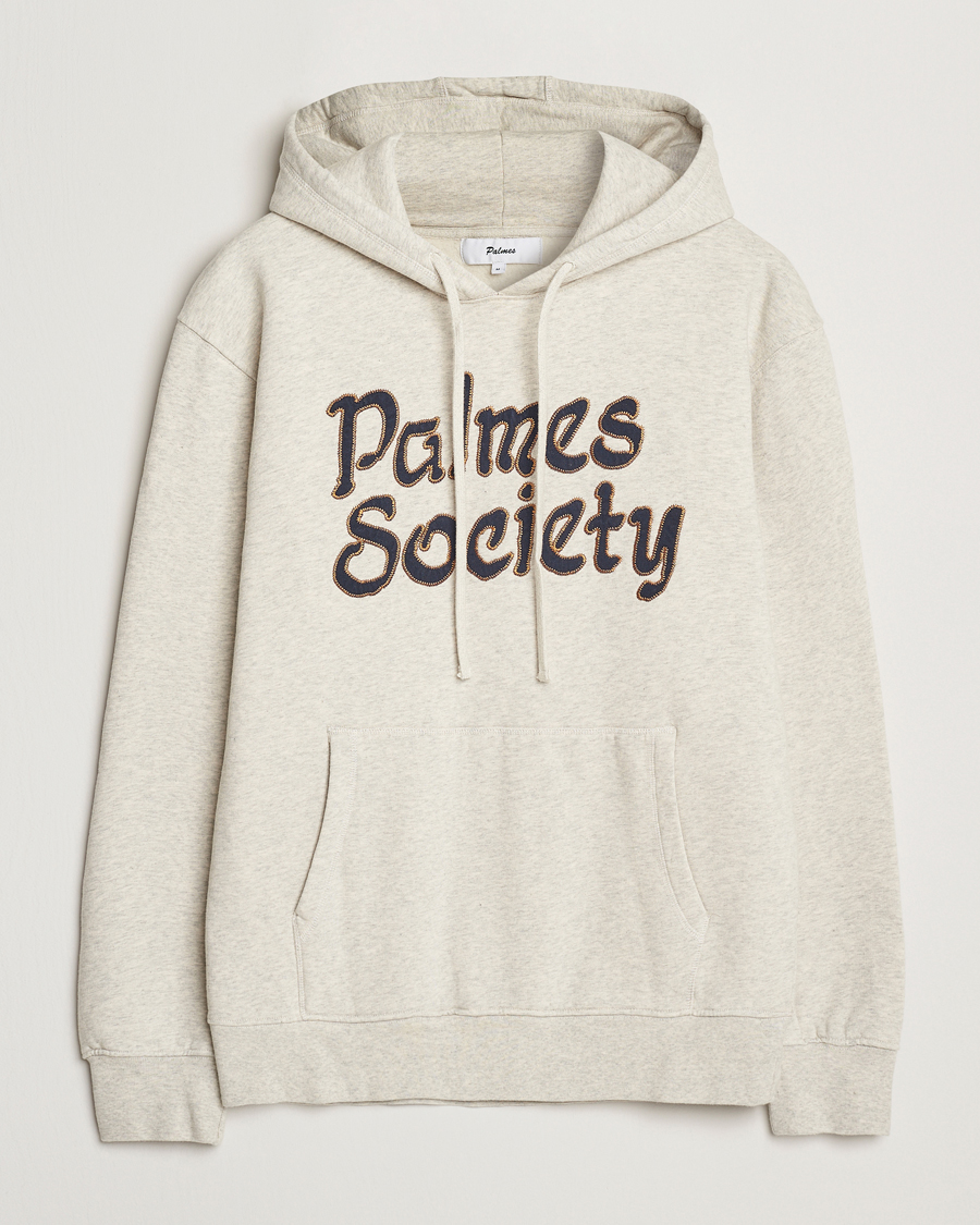Palmes Society Hoodie Oatmeal