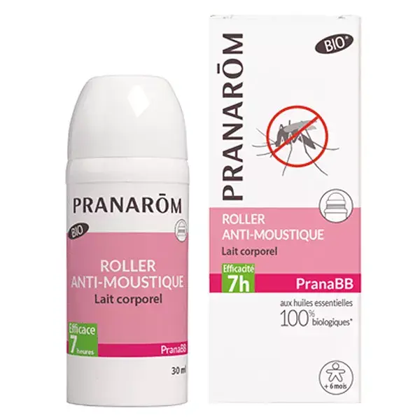 Loção Corporal Roll-on Anti-Mosquito Pranarom PranaBB 30ml