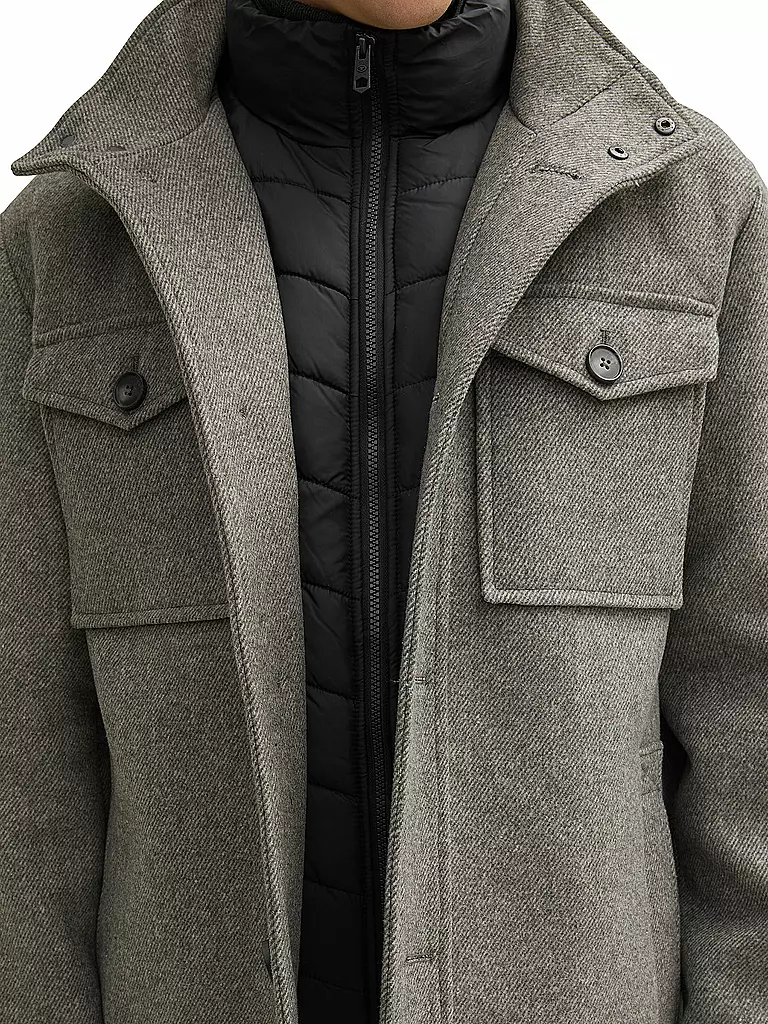 TOM TAILOR Jacke grau