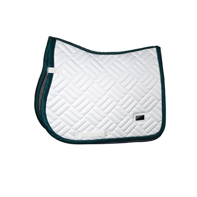 Zadeldek Equestrian Stockholm Dramatic Monday Modern White Wit-green
