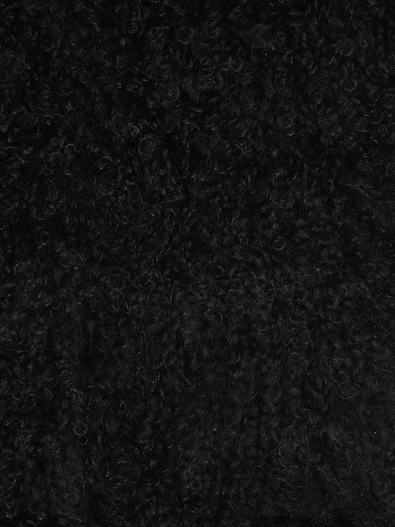 MEOTINE Felljacke schwarz