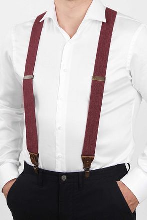 Sir Redman Luxe Bretels Essential Bordeaux SR269 kopen