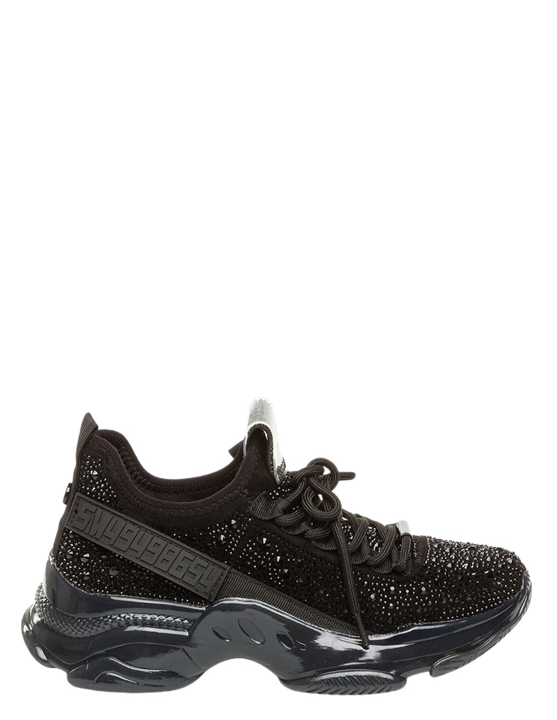 steve madden baskets de ville femme maxima-r sneaker noir