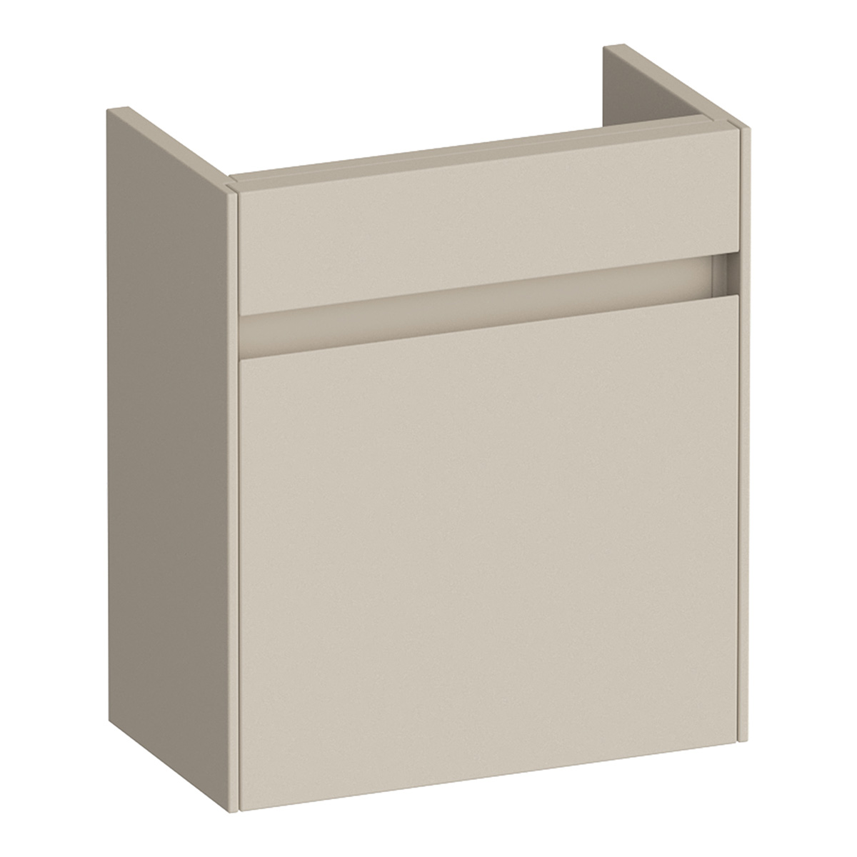 Brauer Inspire fonteinkast 40cm met 1 deur linksdraaiend beige mat
