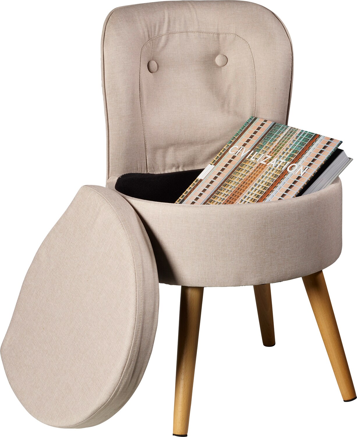 ECHTWERK Kleiner Sessel/Hocker 