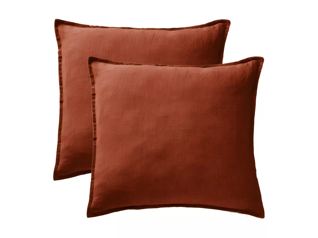 Lot de 2 taies d'oreiller 