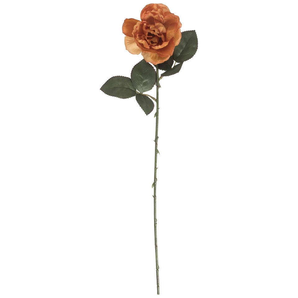 Kunstbloem Roos Terra